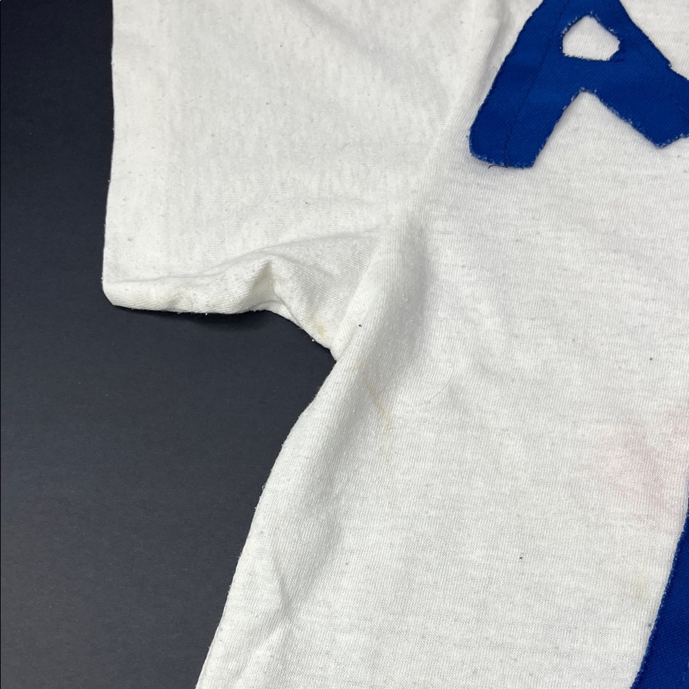 Vintage 1992 Toronto Blue Jays Kids Large Tee Single Stitch Rough condition - Picture 10 of 13